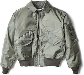 [ヒューストン] フライトジャケット メンズ アウター （ ミリタリー・CWU-45・ショート丈 ）