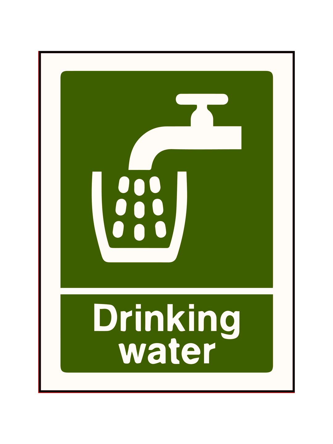 999Store office supplies sunboard drinking water sticker signage sign board Dark Green (20X15 Cm) (B07P95HL72) Amazon Price History, Amazon Price Tracker