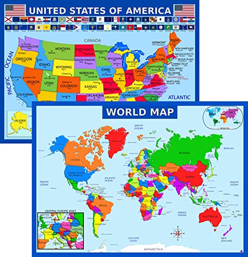 Best World Map Poster For Kids Classroom
