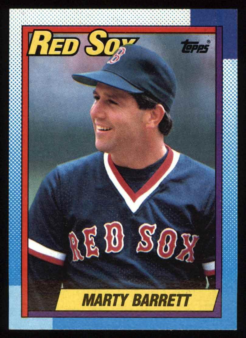 Amazon.com: 1990 Topps #355 Marty Barrett Boston Red Sox (Baseball