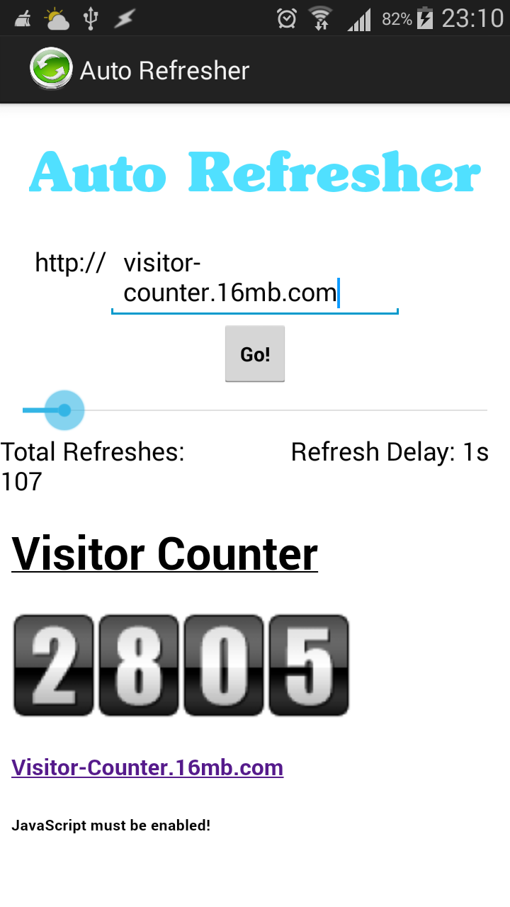 Auto Refresher - App on Amazon Appstore