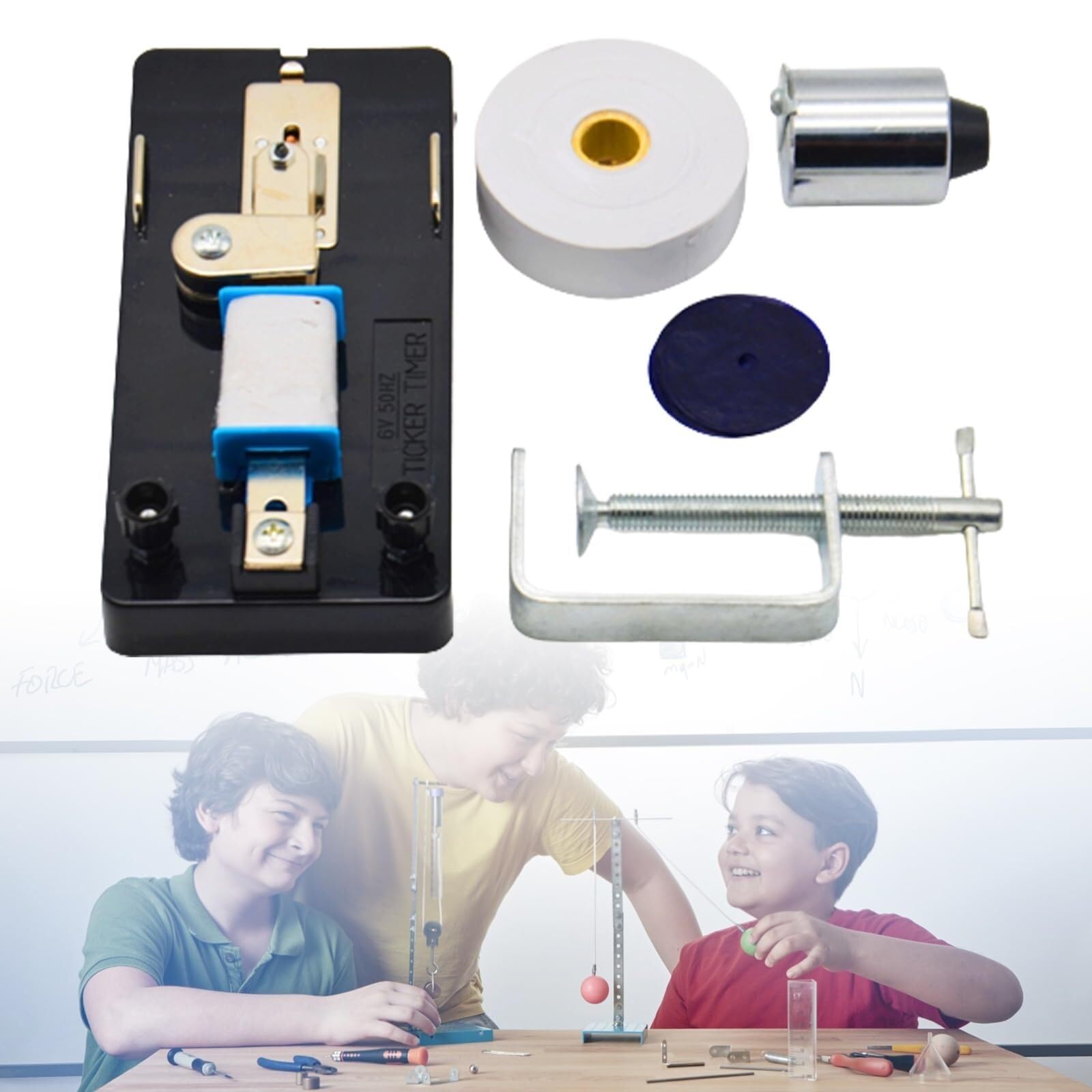 Snapklik.com : Laboratory Ticker Tape Timer Acceleration Laboratory ...