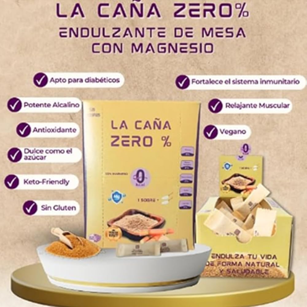 Pack Café 5.0 Artabria + Caña Zero% | Café para Adelgazar con Garcinia, Naranja Amarga y Guaraná | Endulzante Natural sin Azucar con Magnesio | 30 Sobres | Control de Peso + Regalo sorpresa