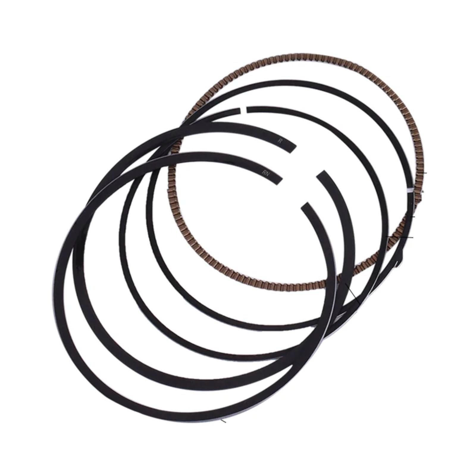 pistone Motore Fascia Elastica Compatibile con Yamaha per XVS400 per Drag per Star 1997 1998 1999 2000 2001 Moto Motore Cilindro Pistone Fasce Elastiche Accessori 26M-11610-00