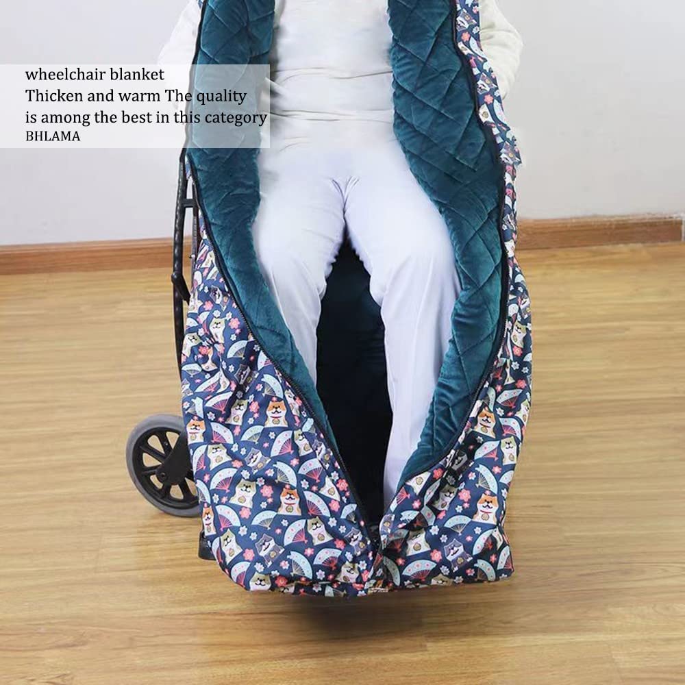 Manta Cálida para Silla De Ruedas para Adultos, Cubierta Acogedora para Silla de Ruedas, Manta para Silla de Ruedas, Plegable, Impermeable, Funda para Silla de Ruedas