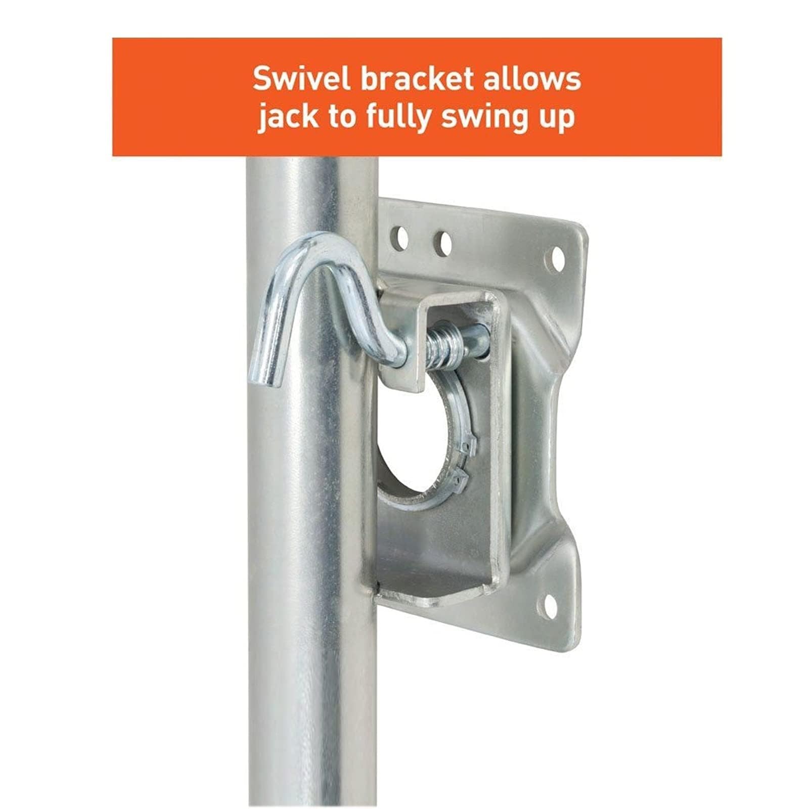 Stützfuß Anhänger Abstellstützen - Schwerlast Anhänger Stützrad, Schwenkbares Stützrad Für Anhänger, Stützrad Für Wohnwagen, Anhängerheber Mit 15cm Rad, Tragkraft 540kg, Einziehbar 25cm