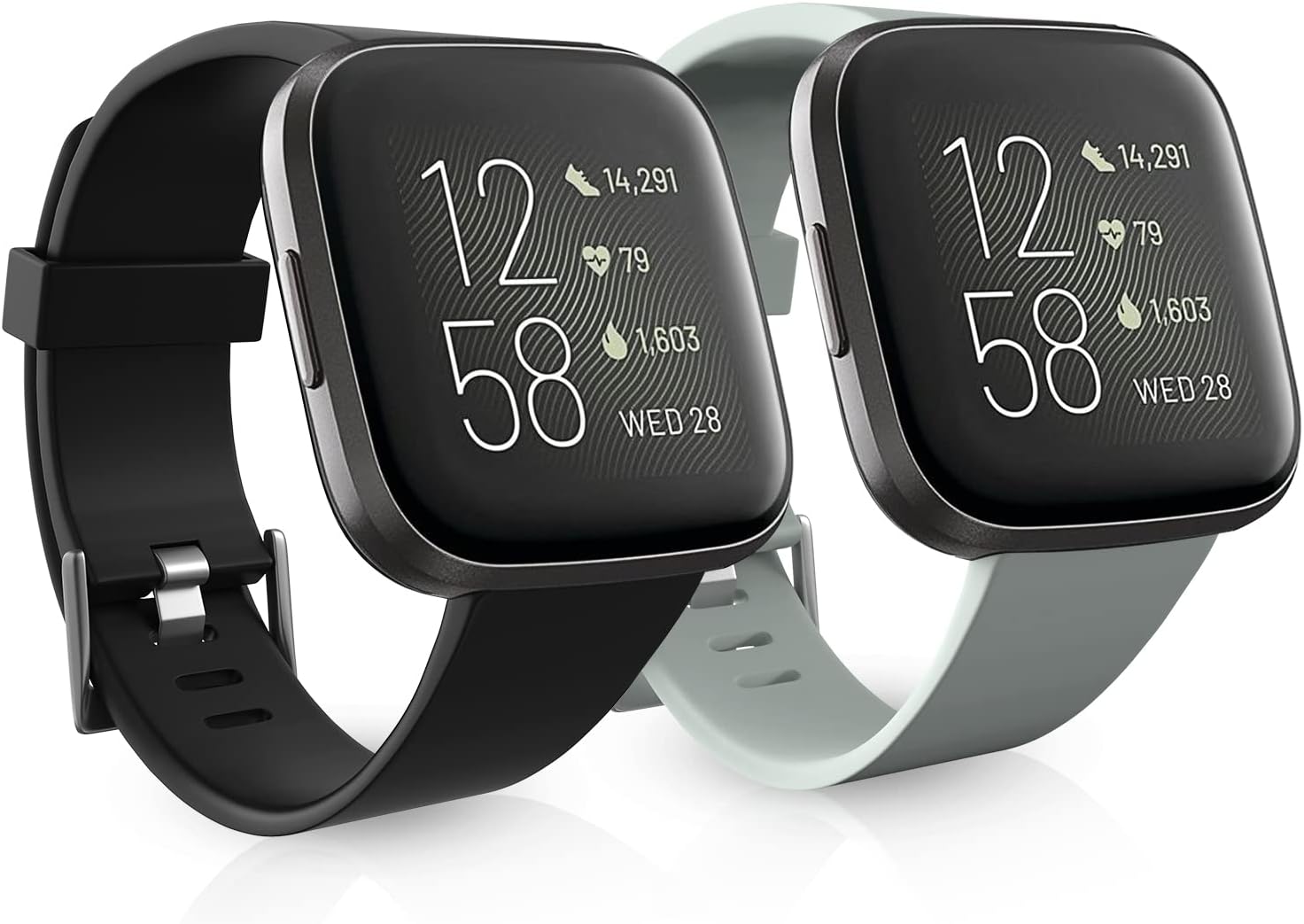 Dr.Sept 2 Pack Waterproof Bands Compatible with Fitbit