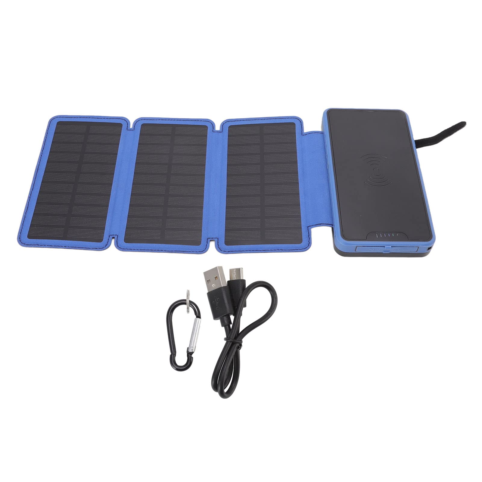 Power Bank Solare 20000mAh Impermeabile Resistente | Design portatile, Doppia alimentazione, Ideale per il campeggio, Torcia LED inclusa, Compatibile con smartphone