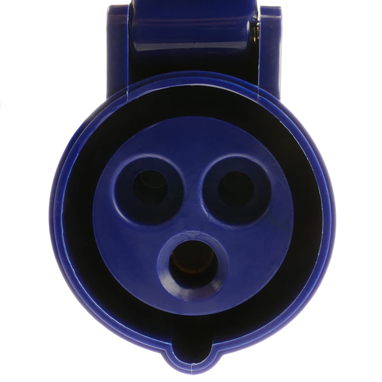BeMatik - Enchufe industrial Adaptador CETAC hembra a SCHUKO macho 2P+T 16A 250V IP44 IEC-60309 cable 30cm