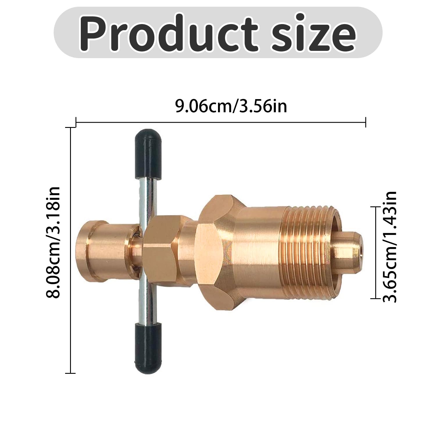 Two-in-One Olive Puller Tool, High-Strength Metal Plumbing Olive Remover for 15mm & 22mm Compression Fittings, Rust-Resistant - Image 2