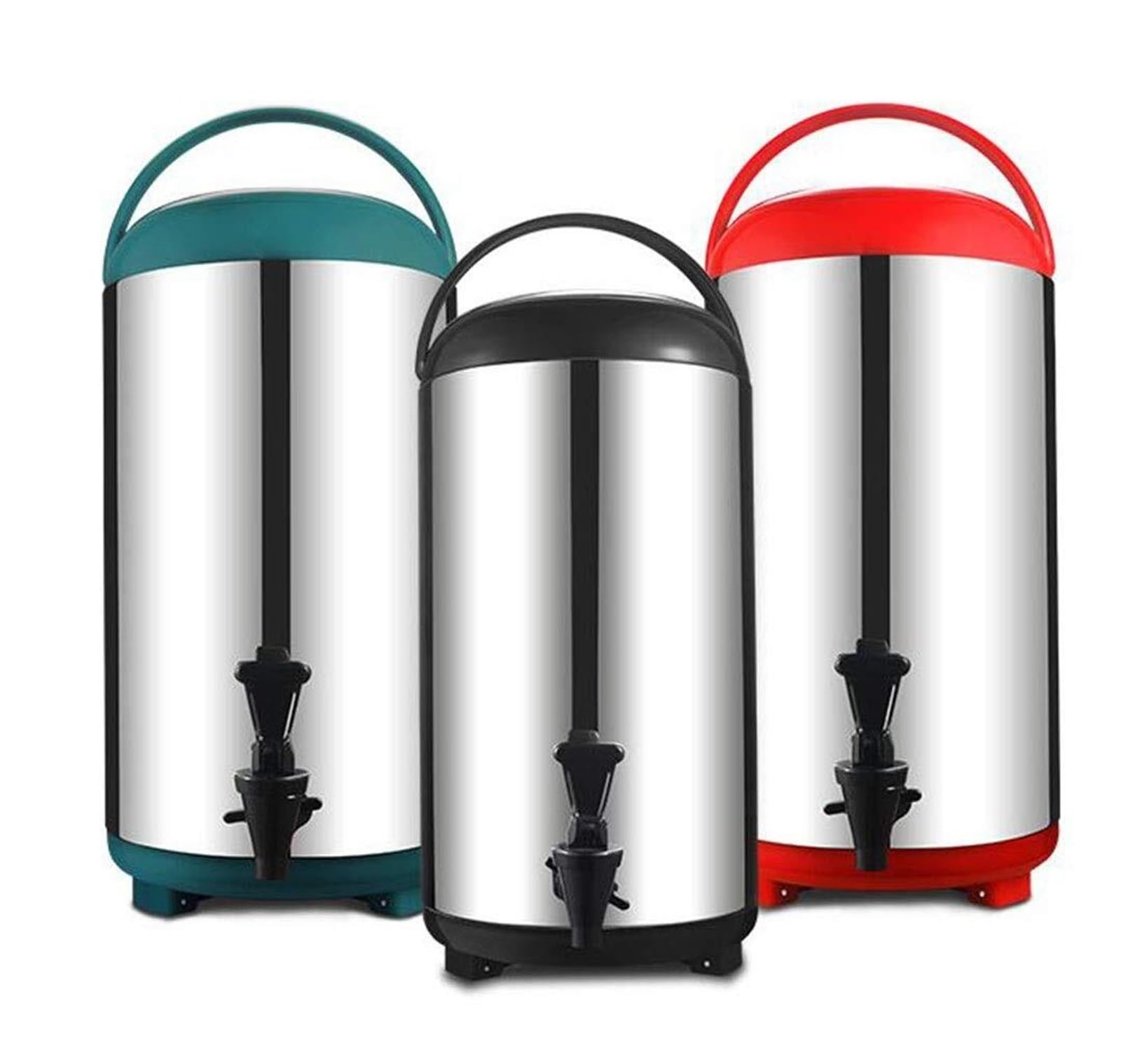 Dispenser termico termico per bevande, in acciaio inox, 12 ore di conservazione del calore, per riunioni di famiglia e cucina