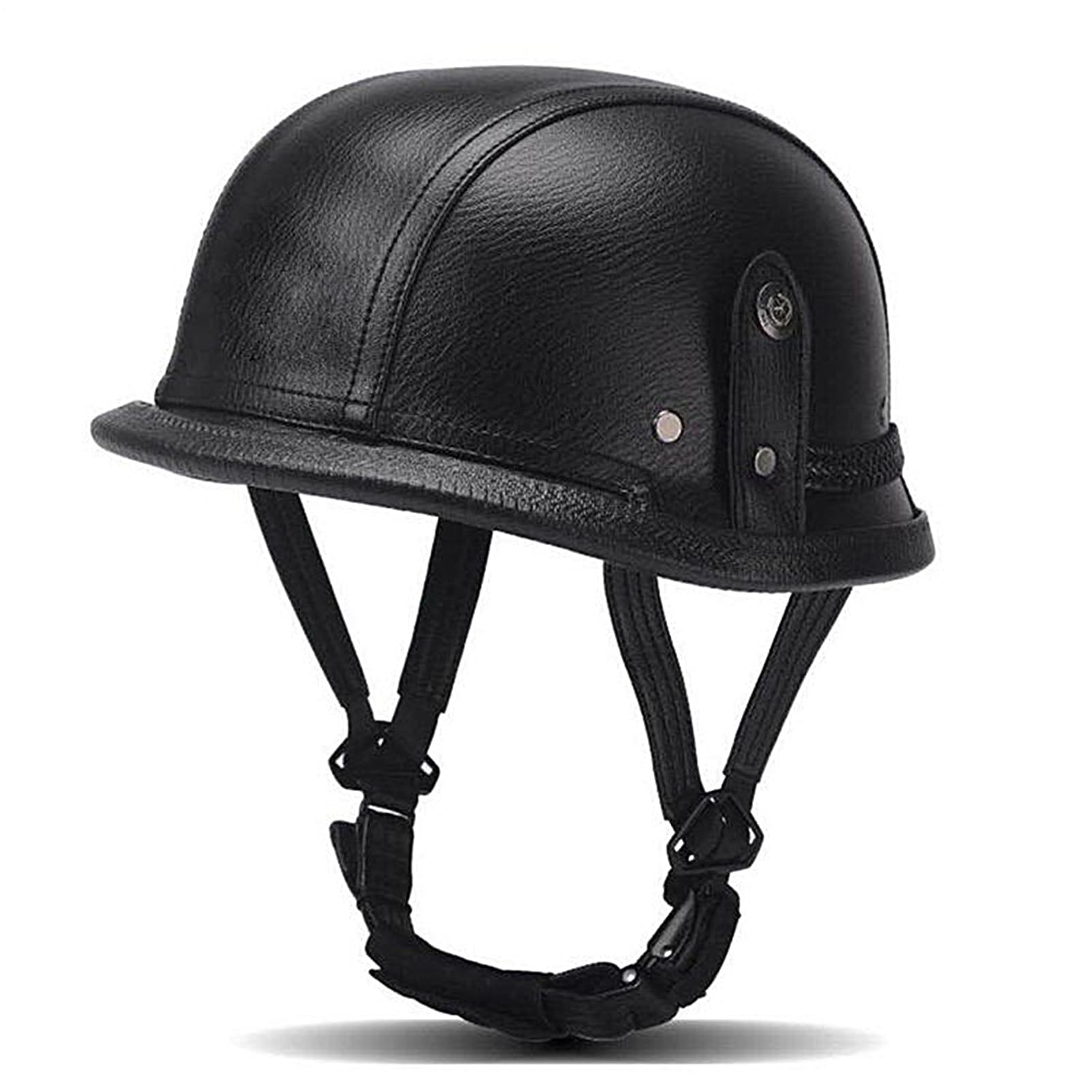 Casco Stile Tedesco - Casco Protettivo Per Scooter,Sicurezza Scooter Eleganti e Protezione Testa per Motociclo