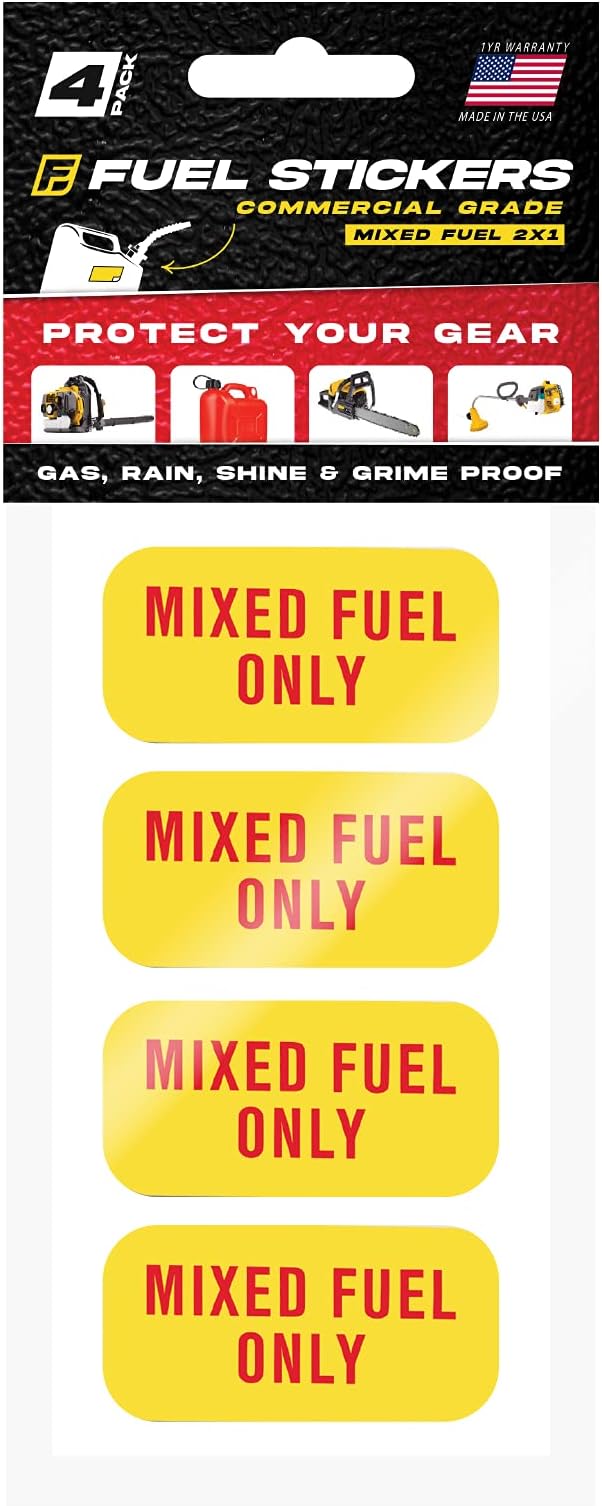 Amazon.com - Gasoline Only Sticker Decal Sign 3-Pack - Weatherproof ...