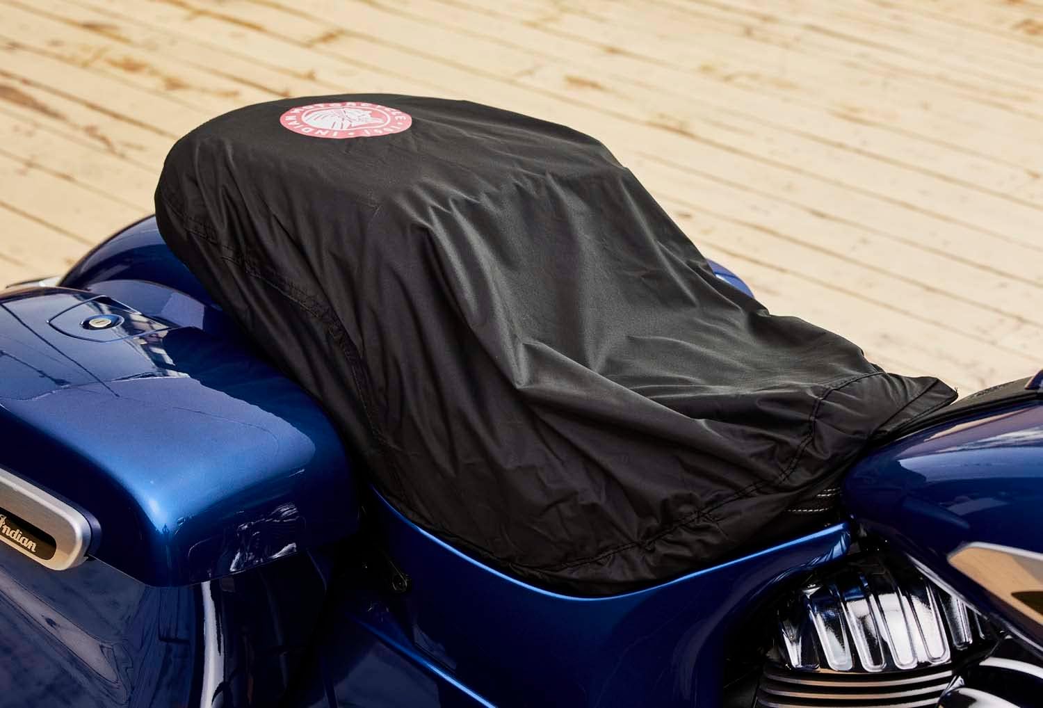 Indian Motorcycle Universal-Fit Half Seat Cover, Black - 2883894