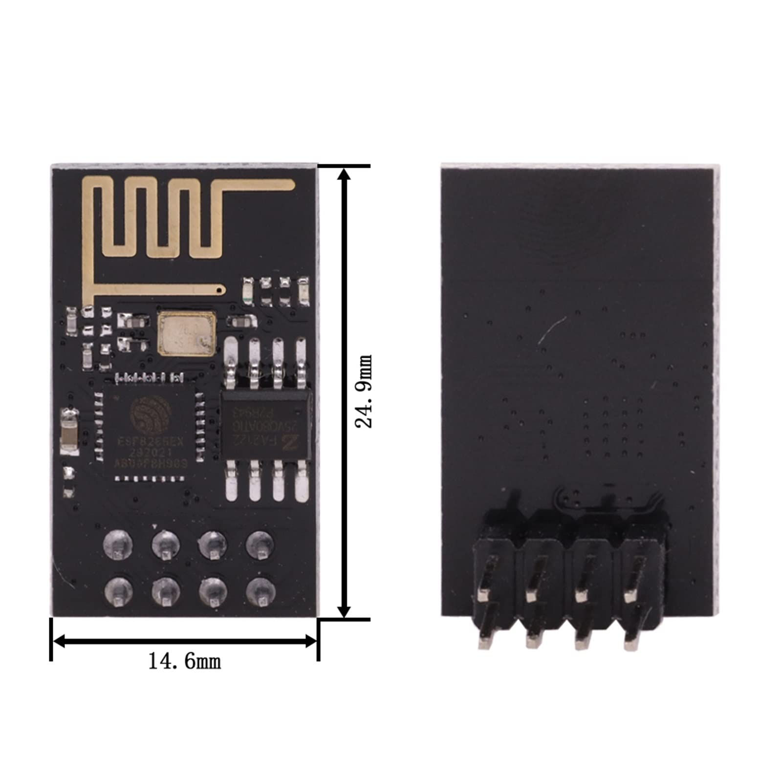 5V ESP8266 ESP-01 Modulo relè WiFi a 1 Canale ESP-01S Modulo relè a 2 Vie for IOT Smart Home, Casa Intelligente Interruttore di Controllo Remoto App del Telefono(1 Way)