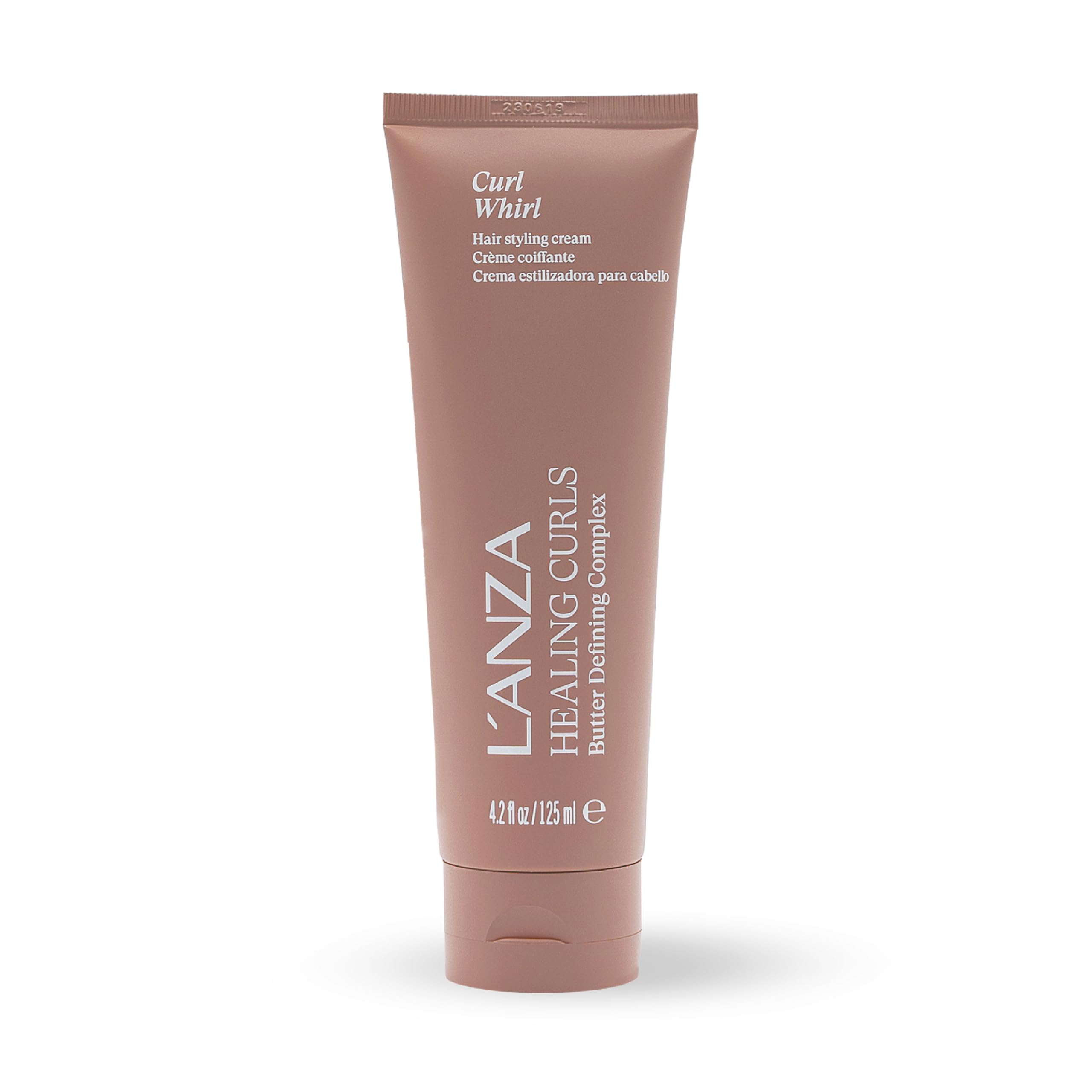 L'ANZA Lockencreme Definierende Lockencreme, für geschmeidige Locken und Wellen, ohne Sulfate, ohne Parabene (125 ml)