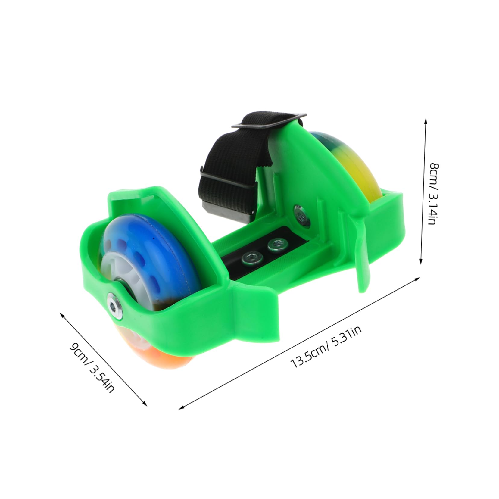 SUPVOX Glowing Kids Roller Skates Adjustable Skates with Comfortable Pu/Rubber Shoes Light-up Wheels