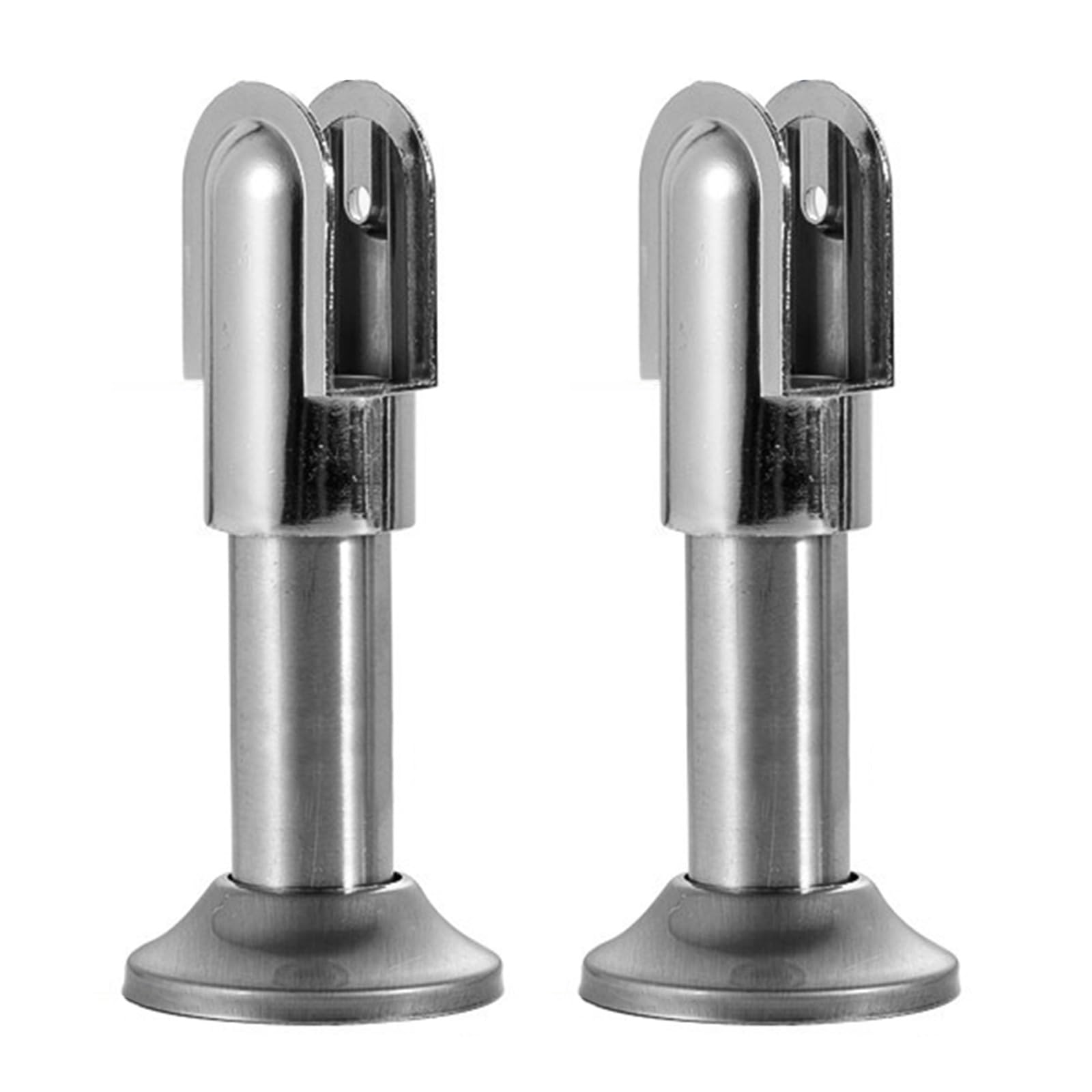 2Pcs Stainless Steel Feet Toilet Partition Foot Hardware Public Restroom Bracket Toilet Stainless Steel Stand Public Restroom Bracket Stand