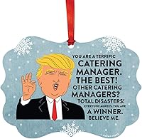 Vista 43 de Andaz Press Presidente Donald Trump Fancy Frame Recuerdo Adorno de Navidad, Regalo de broma de Técnico de Farmacia, 1 paquete, divertidas ideas