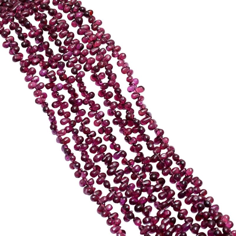 Perles en grenat rhodolite naturelle pour créer vos bijoux d'été