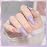 GAOY Pastel Purple Gel Nail Polish, 16ml Soak Off Gel Polish, UV Light Cure for Nail Art DIY Manicure at Home, 2000 Pale Lilac