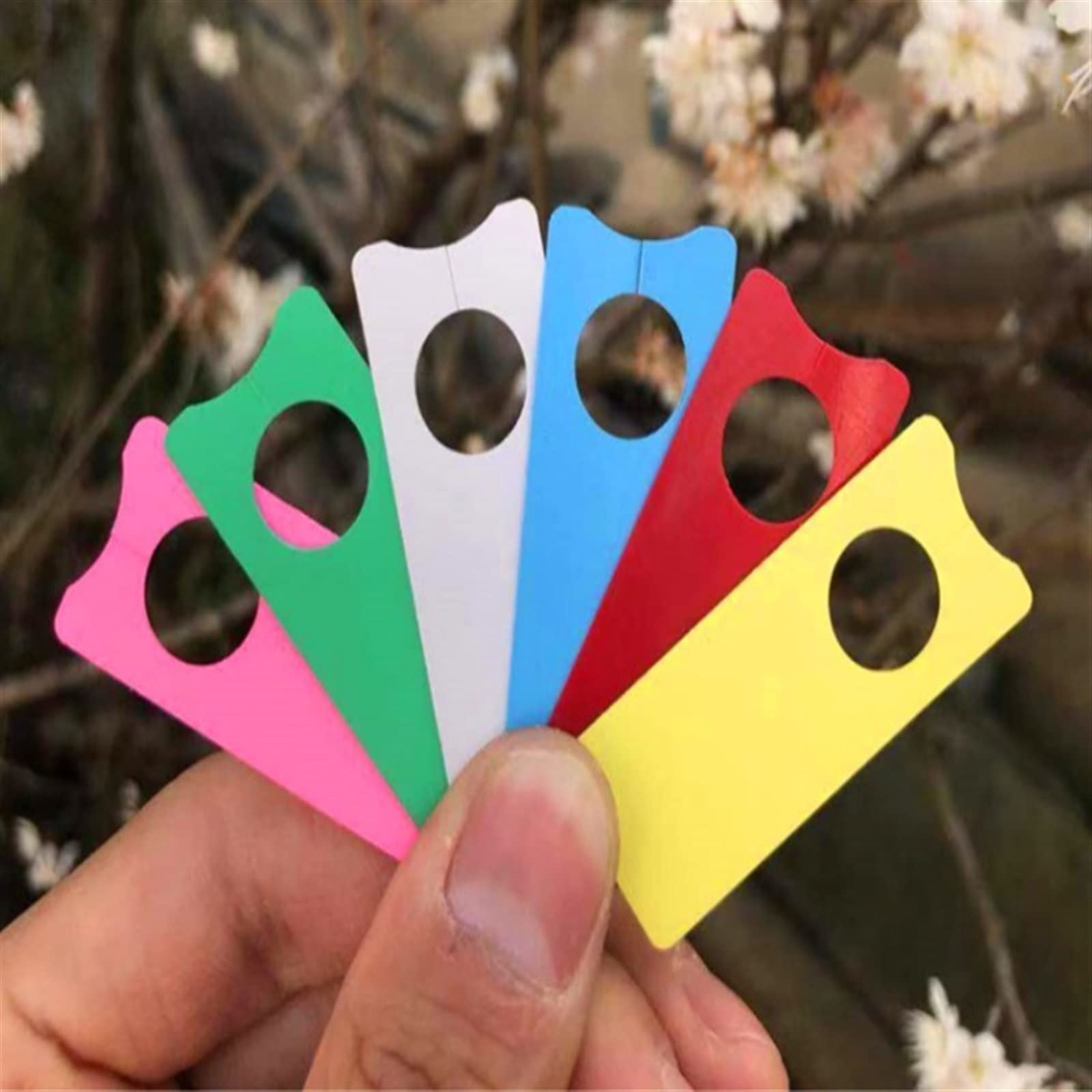 Étiquettes de Jardin pour Noms de Plantes， Lot de 1000 marqueurs de Jardin, étiquettes décoratives for Plantes(Pink)