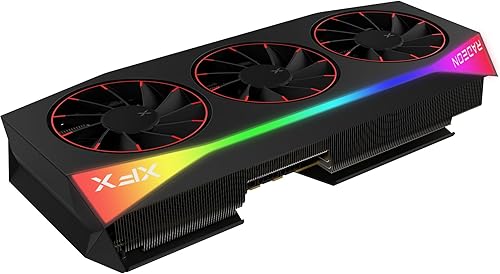 Vista 33 de XFX Speedster MERC310 AMD Radeon RX 7900XTX Tarjeta gráfica para juegos negra con 24 GB GDDR6, AMD RDNA 3 RX-79XMERCB9