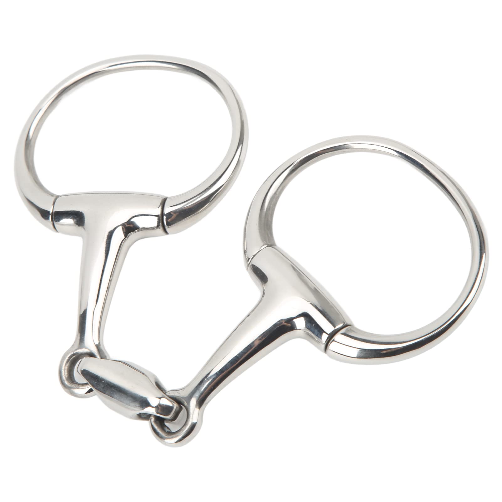 Mors en acier inoxydable pour chevaux, 12 cm, design anti-morsure pour un contrôle confortable