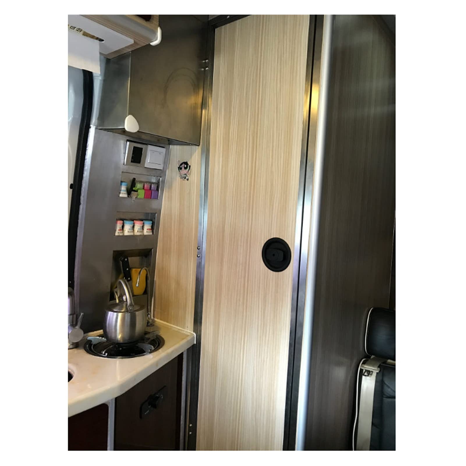 YBMY TYTXRV Accessori RV Bagno Serratura Porta Nero Senza Chiave Motore Casa Barca Marine Caravan Camper
