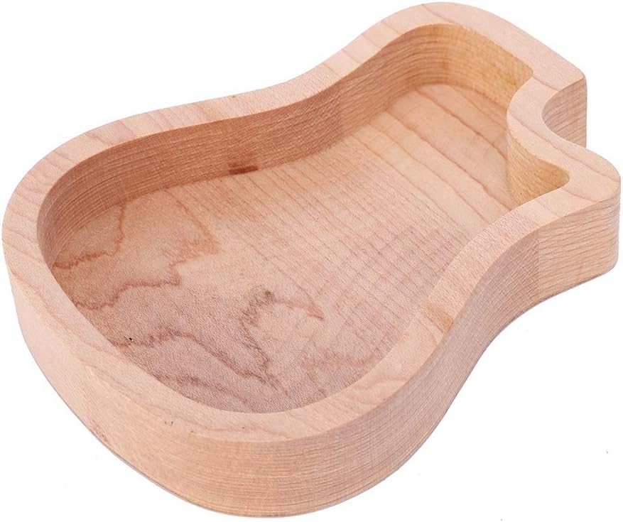 Wooden Guitar Pick Box, Maple Storage Case Delicate Shape Musical Instrument Accessories