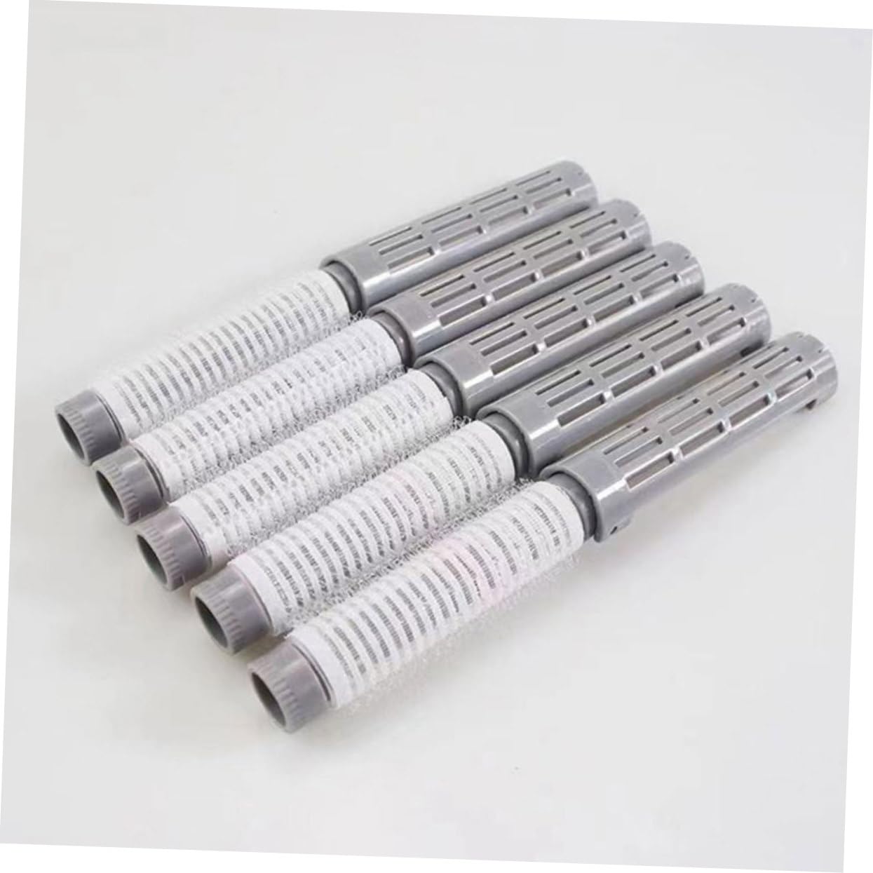 SHERCHPRY Central De Cabello De La Barra Permanente Curling Rizadores Felpa Chinos Rizadores De Cabello Clips Peluquero Rizador De Pelo Rizo Volumen Gris Abs 10 Piezas X 4