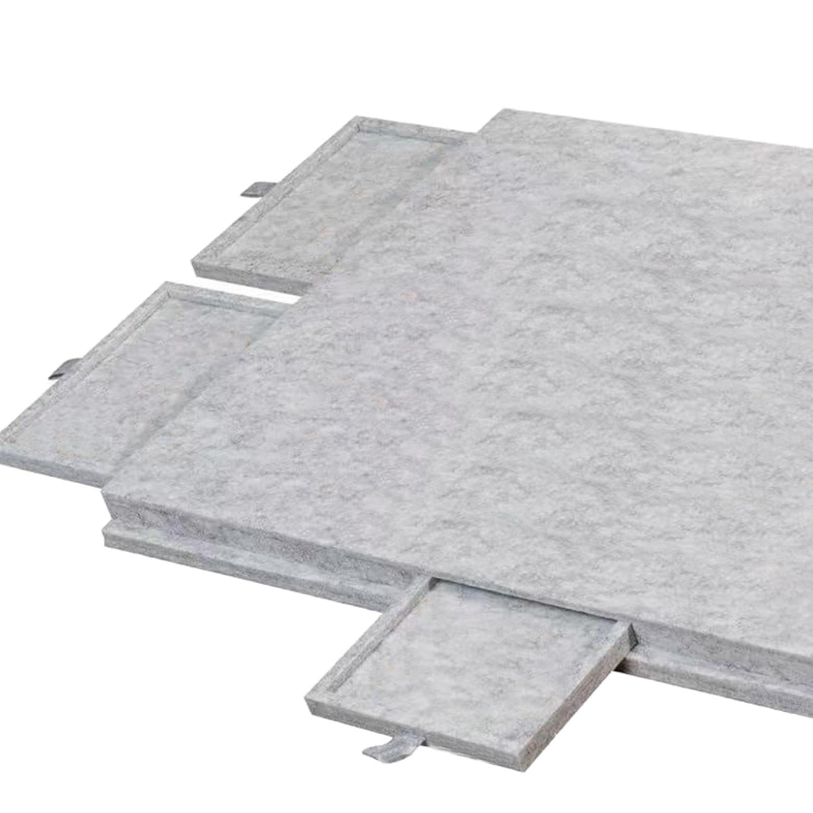Mesa Rompecabezas Tablero Plegable con Seis Cajones de Fieltro Antideslizante para Organización de Piezas Y Montaje Adecuado para Aficionados Y Regalo, Light Gray S