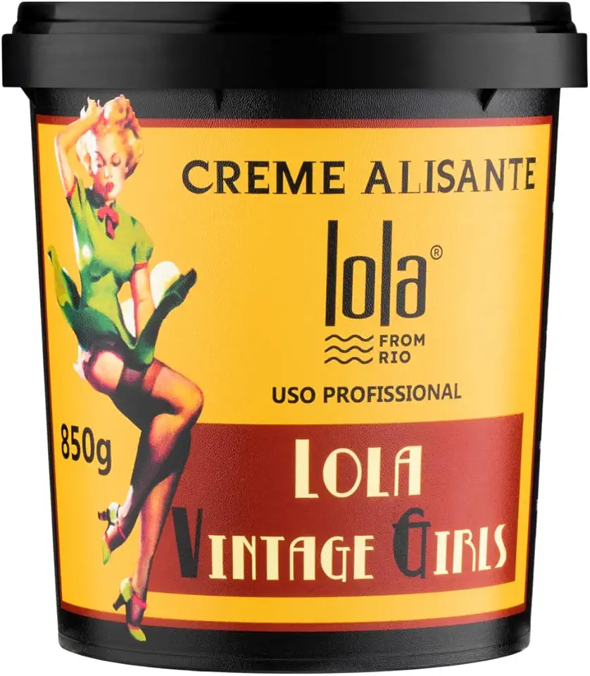 Hair Vintage Girl Creme Alisante 850g , Lola Cosmetics