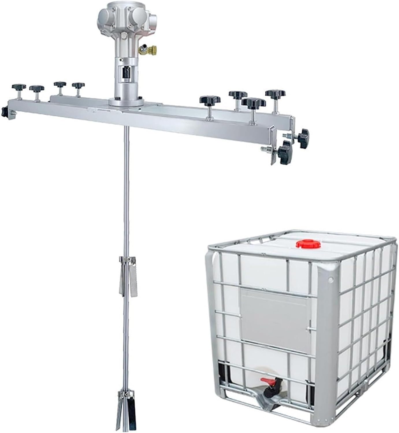 Air Agitator, Pneumatic Air Automatic Paint Mixer, Paint Stirring Machine with Support Hanger for Ink dye Mixing Machine