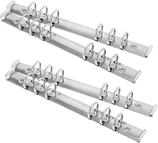 Ciieeo 4 Unidades Fichário A5 Fichário Suporte De Arquivo De Revista Pequenos Cadernos Espirais A5 Inserções De Fichário Anéis De Livro Mecanismos De Anel De Livro Clipe De Arquivo