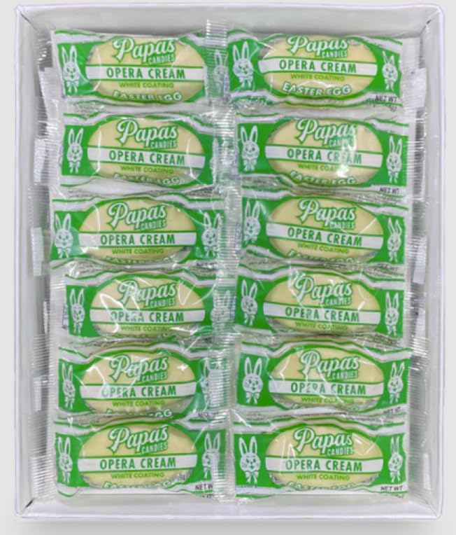 Papas White Opera Cream Eggs 24ct Box
