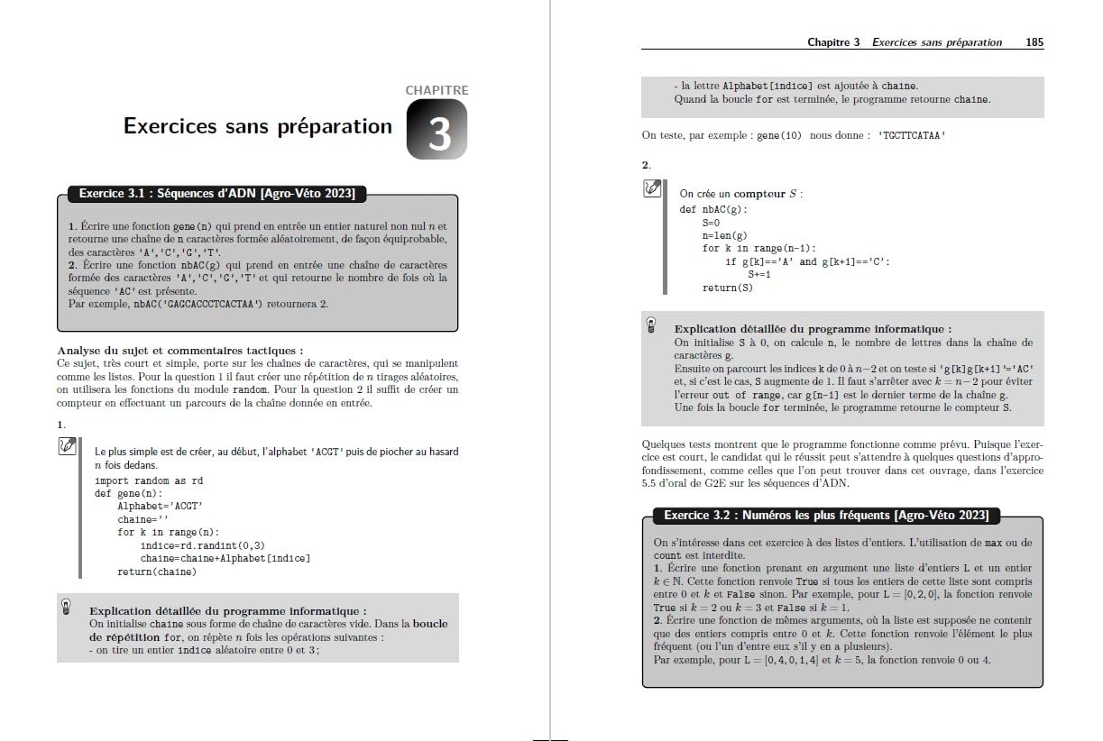 L'oral de Maths Informatique aux concours Agro-Véto et G2E: BCPST