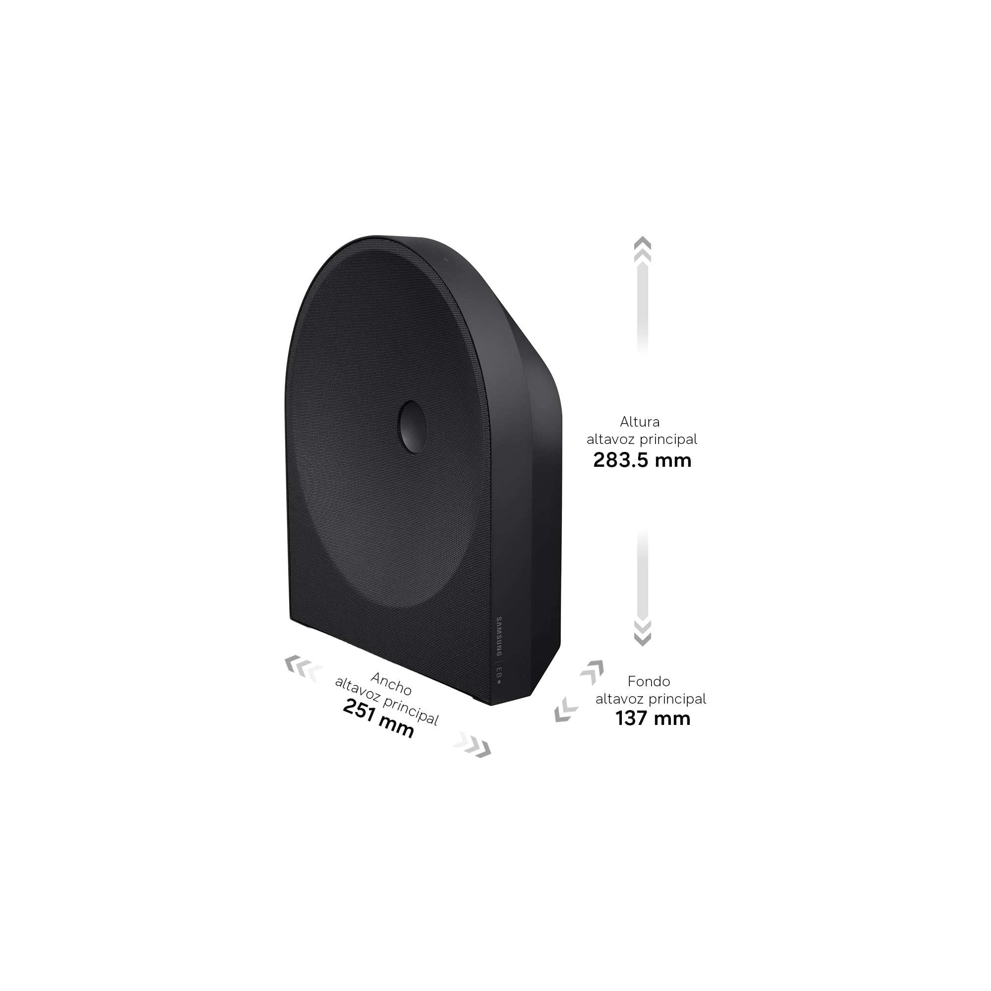 Samsung HW-LS50H/XC Music Studio 5 Haut-parleur sans fil intelligent WiFi-Bluetooth, avec Dolby Atmos, streaming de musique sans fil, son puissant, design Bouroullec Dot, assistant vocal intégré, 2026