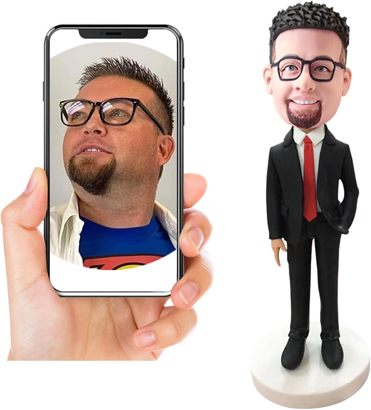 Custom Gifts for Your Boss Male, Custom Business Bobbleheads, Custom Groomsman Bobbleheads, Unique Manager Gifts