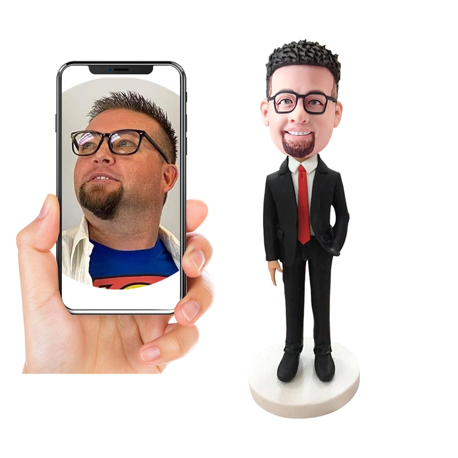 Custom Gifts for Your Boss Male, Custom Business Bobbleheads, Custom Groomsman Bobbleheads, Unique Manager Gifts
