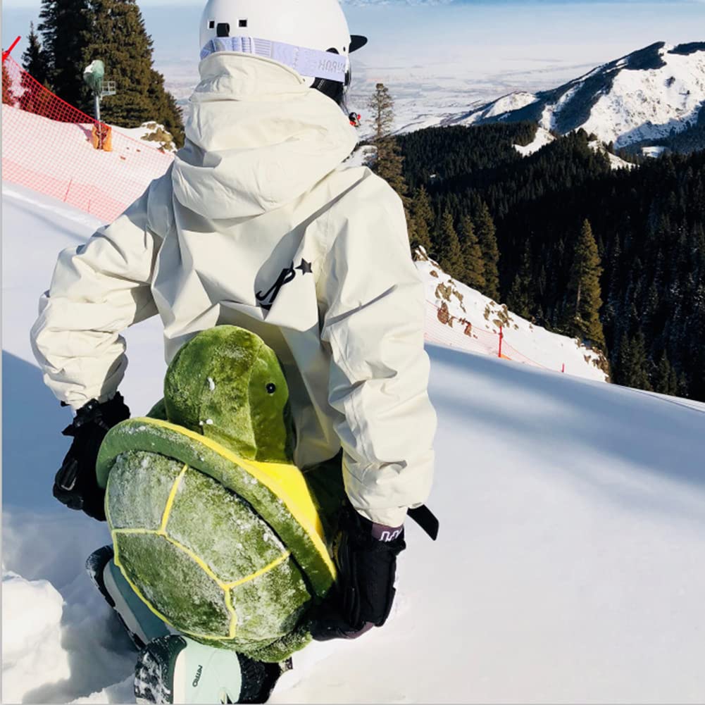 Youany Schildkröte Snowboard-Pad, Schildkröte Skateboard Hüftprotektor Knieschoner, Outdoor Winter Skifahren Schildkröte Kissen Schutzausrüstung, Für Erwachsene Kinder Damen Herren