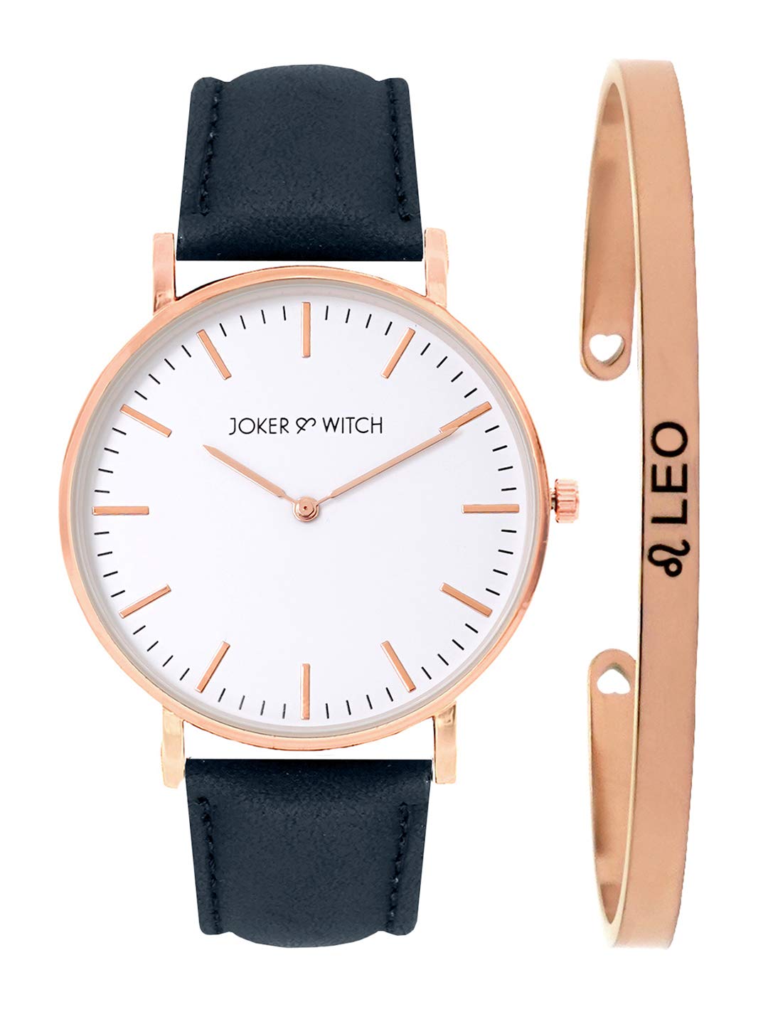 Joker & Witch Polyurethane Hope Leo Analog Watch Bracelet Gift Set For Women, White Dial, Blue Band (B08WPNVHBG) Amazon Price History, Amazon Price Tracker