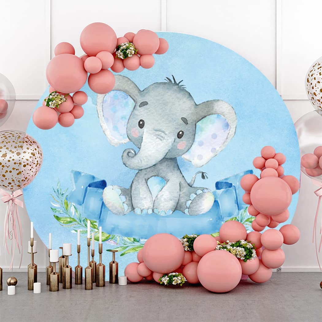 Adesivi personalizzati per baby shower a forma di elefante con bacio di Hershey - ELE004 - SOLO ETICHETTE :) - Italia
