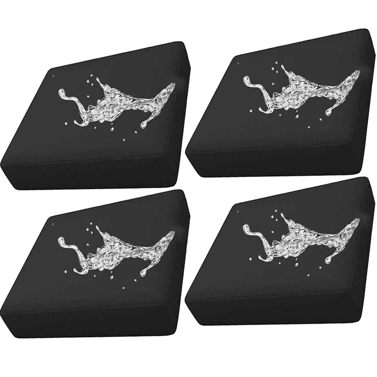 Housses de coussin imperméables de jardin avec fermeture éclair lot amovible