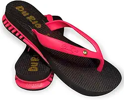 Chinelo Feminino Com Salto DuRio Air Para Esporão Fascite Plantar Ortopédico Vegano