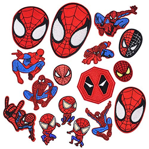 20PC Sew On or Iron On Patches - Assorted Size Decorative DIY Applique for Jeans Jackets Clothing Pants Dress Shoes Hats Handbags Backpacks