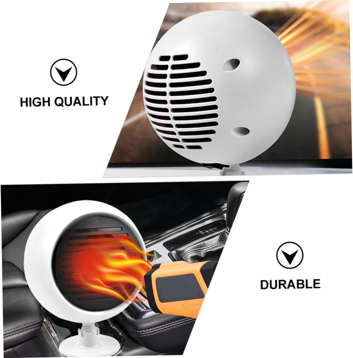 Alipis 1pc Car Heater Auto Defogger Defroster Vehicle Windshield Heater for Quick Demisting and Defrosting Safe Energy-efficient Design for Cars