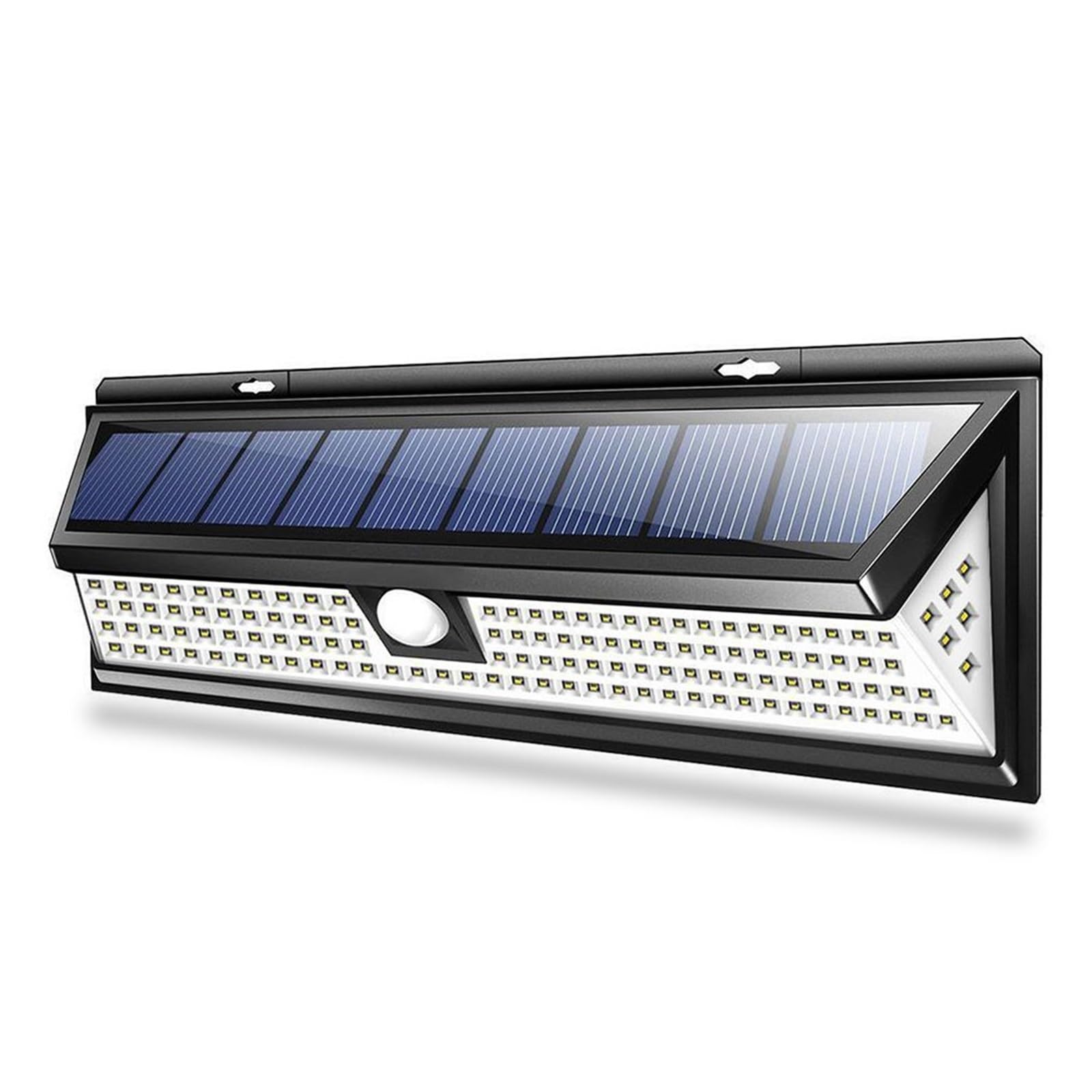 HELCEKOU 118LED Solar Lights Outdoor PIR Motion Sensor Wall Lamps Street Waterproof Emergency Light for Garden Front Door Garage