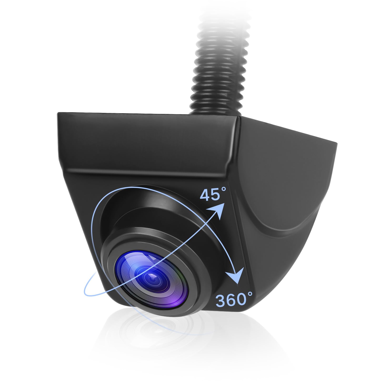 AHD 1080P Auto Rückfahrkamera 170º Weitwinkel Nachtsicht Auto 360° Drehbar Rückfahrkameras IP69 wasserdichte Universal Rückkamera für Wohnmobil SUV Pickup Van.