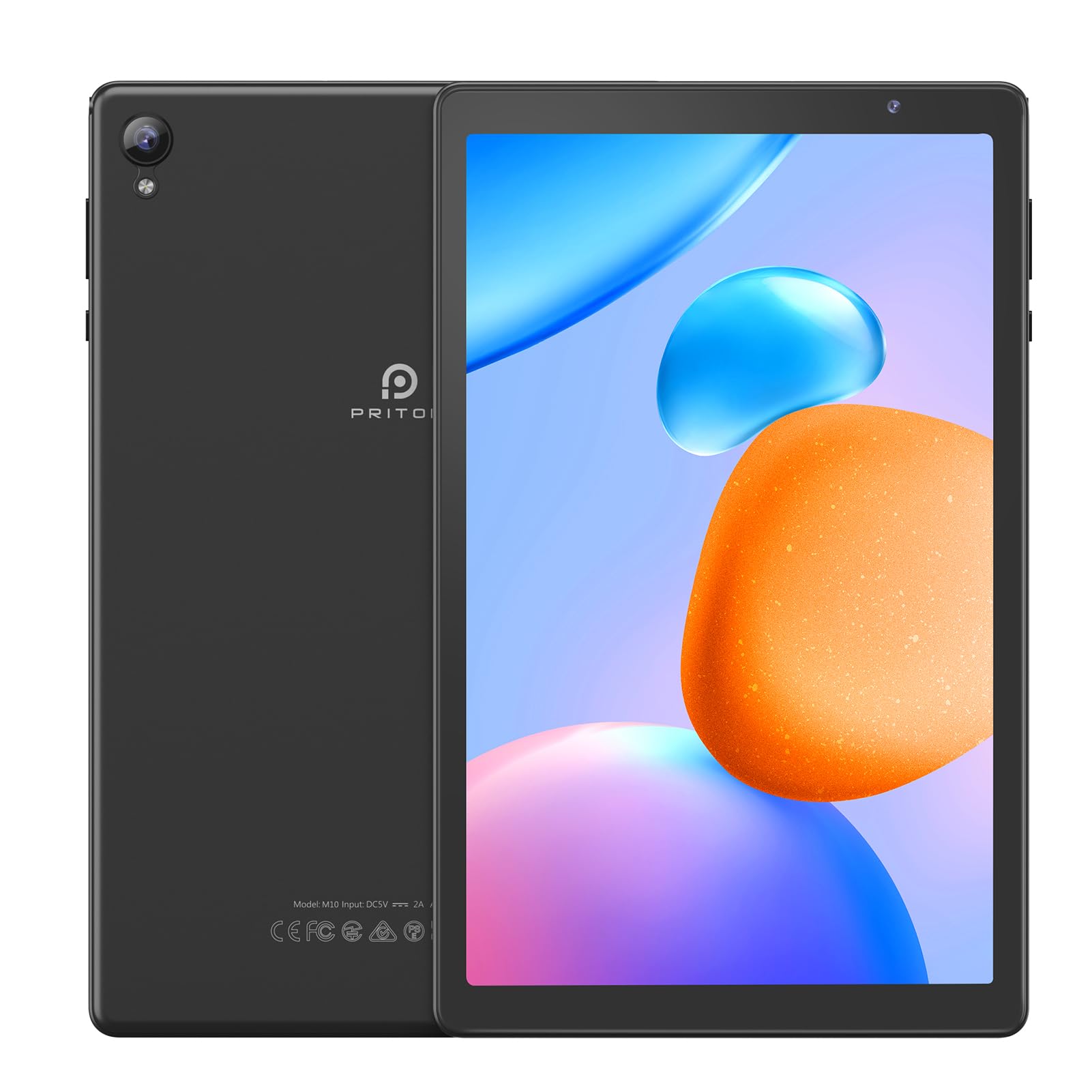 PRITOM 2024年 Android14 タブレットPC PRITOM 10 Inch Tablet, Tablet PC Android 14 with 4GB(+2GB Expand